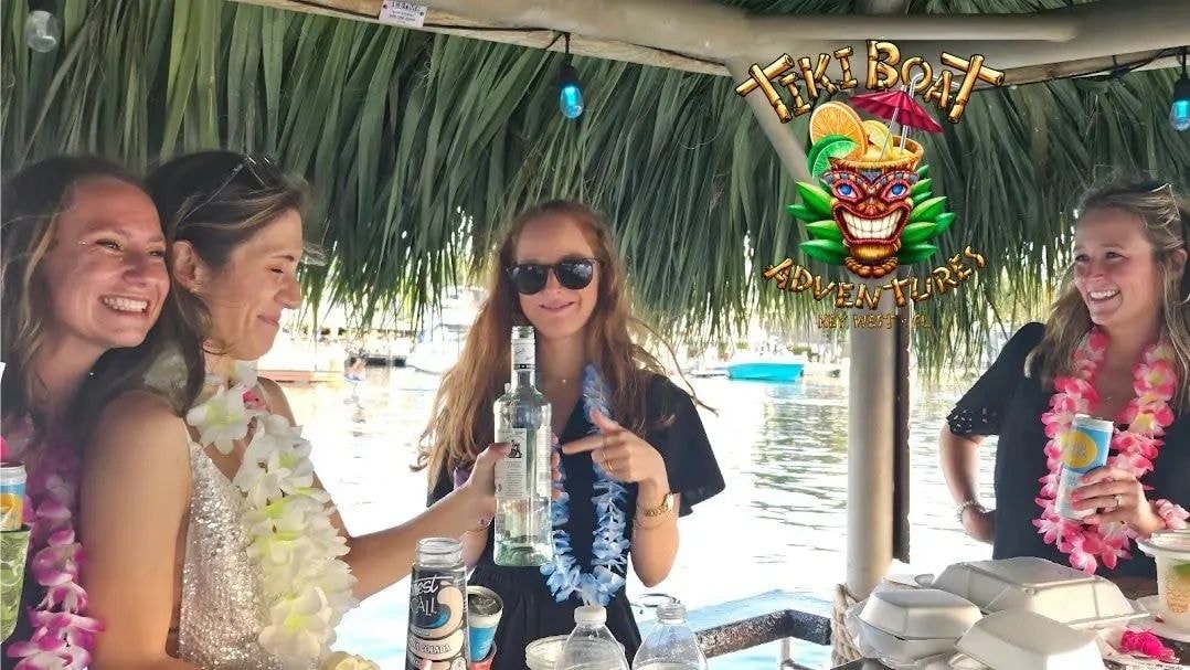 Happy Hour & a Half on a Tiki Bar Boat