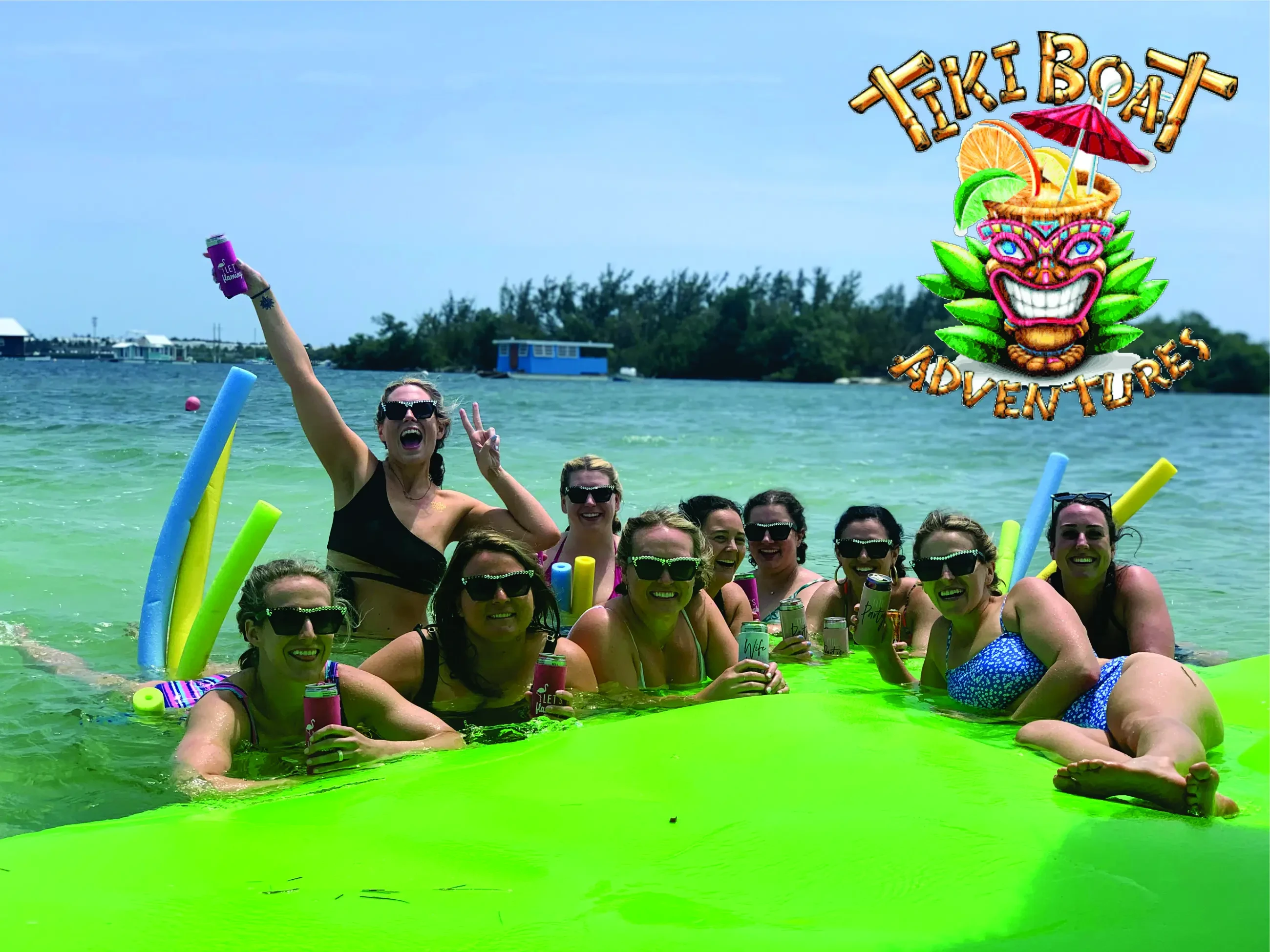 Tiki Boat Party & Mini Sandbar